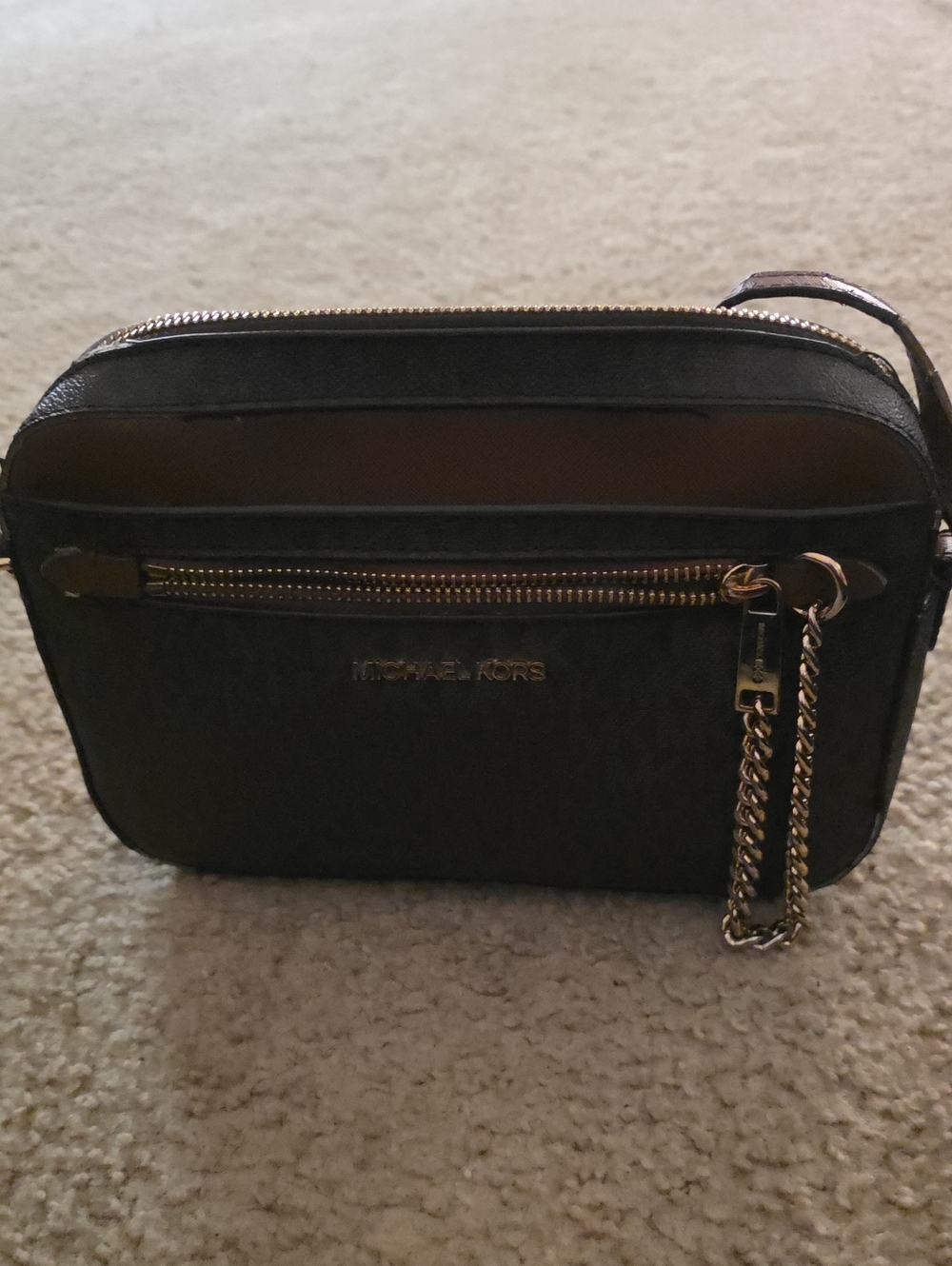 Michael Kors Black Crossbody Camera Bag